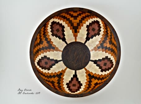 Hand turned wooden bowls